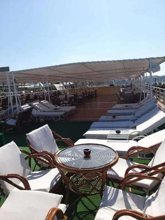Sun deck of the MS King Tut I Nile Cruise Nile cruise